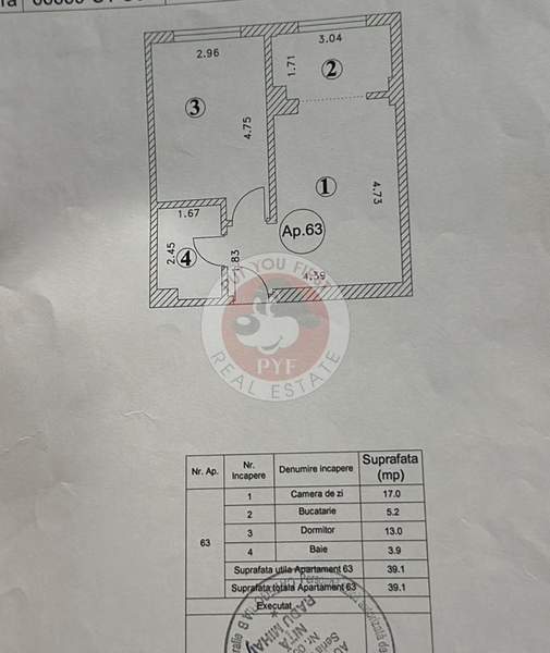 Polux Residence | 2 camere | Semidecomandat | 40mp | B11882